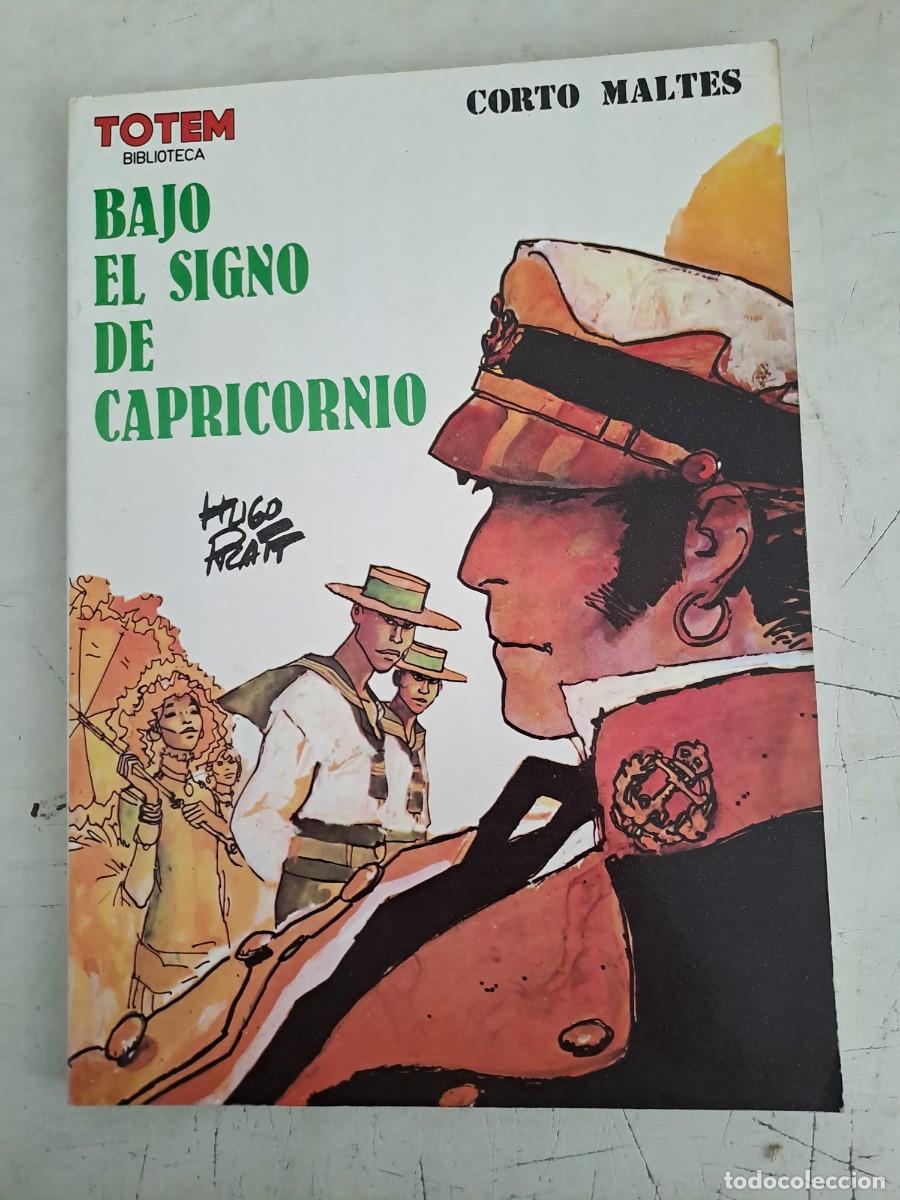C&oacute;mics: Bajo el signo de capricornio, biblioteca Totem, Corto Maltes, nueva frontera en buen estado Bolsa DA