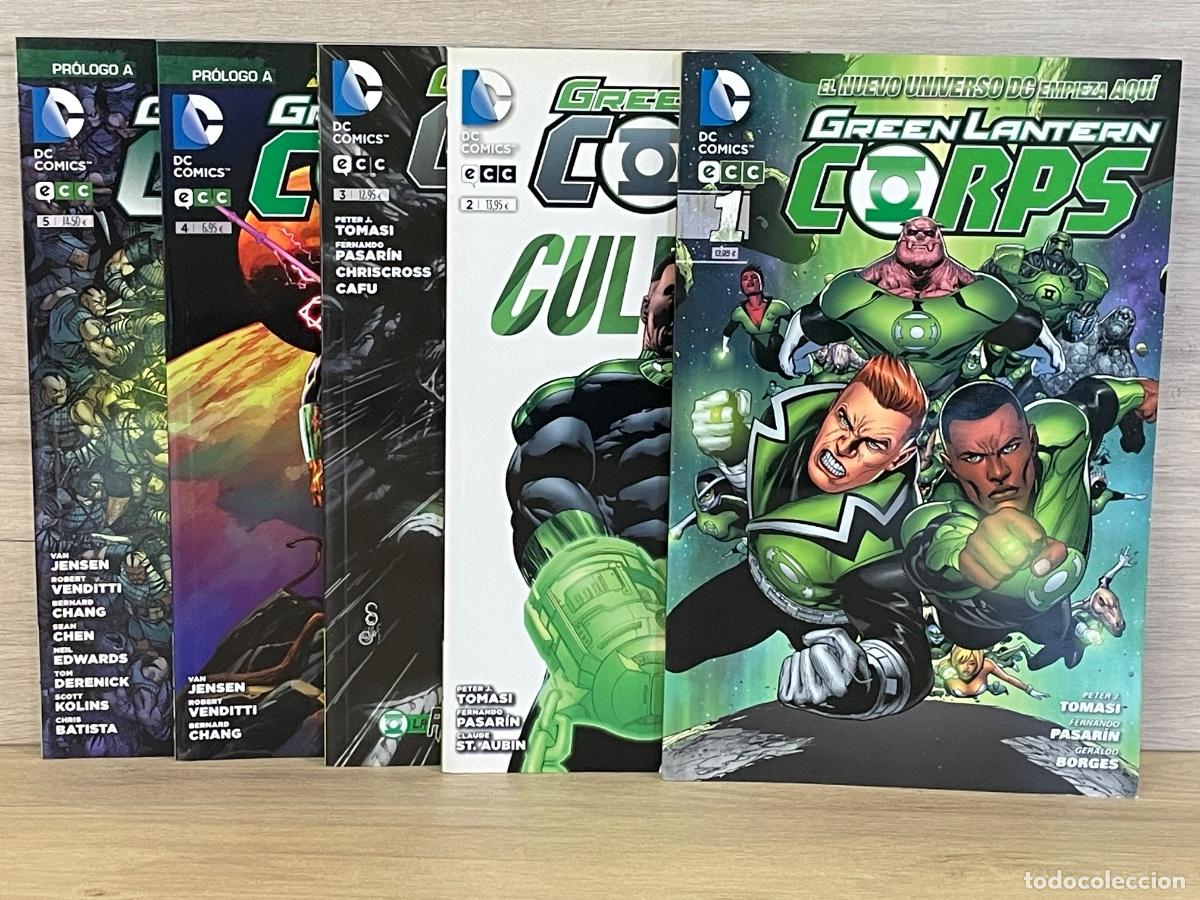 C&oacute;mics: Green Lantern Corps / Completa 5 vol&uacute;menes / Peter Tomasi, Fernando Pasar&iacute;n, Van Jensen, Venditti