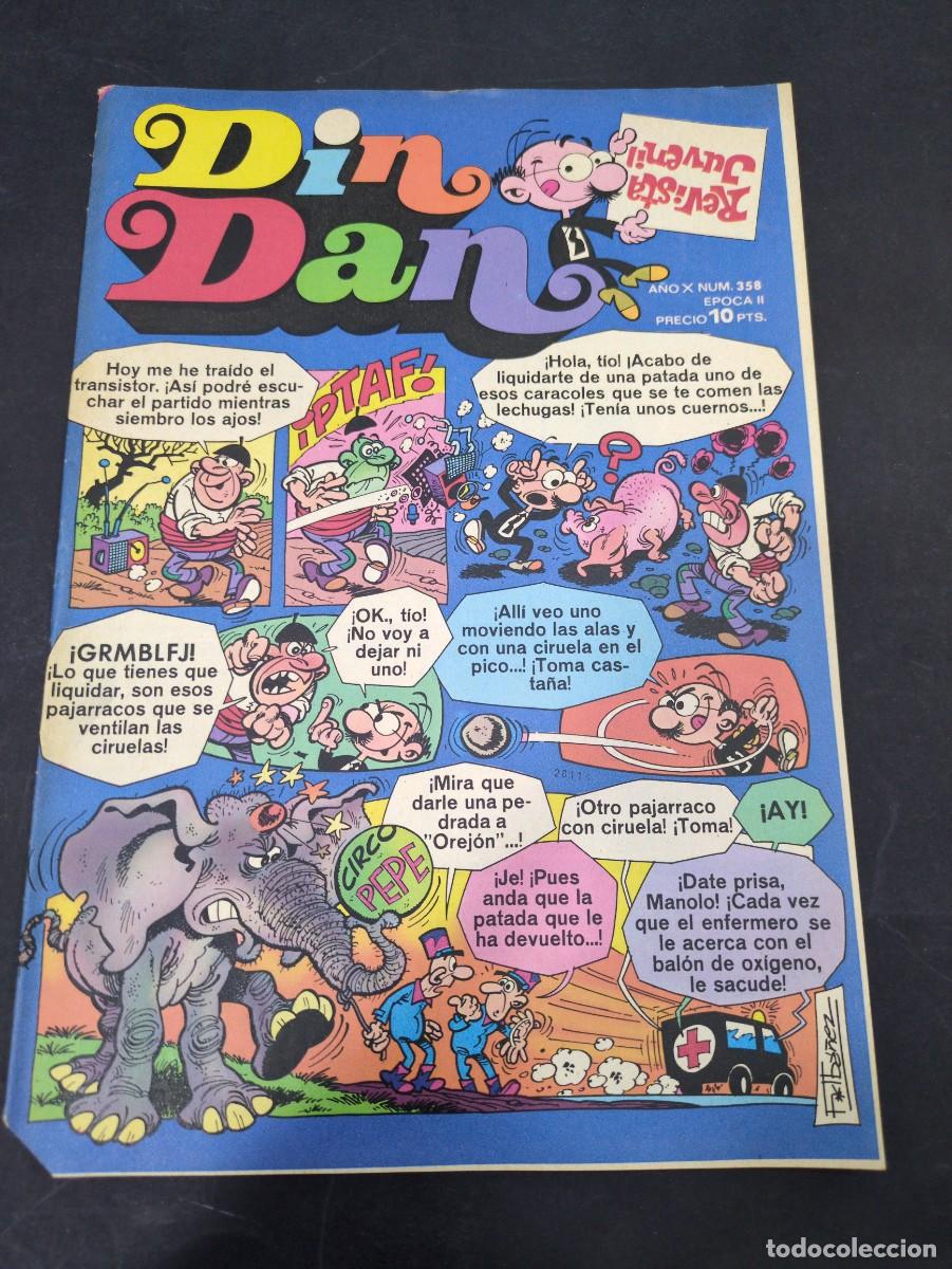 Comics: DIN DAN COMIC BRUGUERA N&ordm; 358