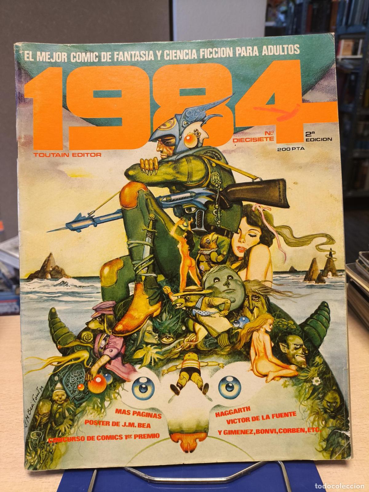 C&oacute;mics: 1984. EL COMIC DE LA FANTAS&Iacute;A Y CIENCIA FICCI&Oacute;N. N&ordm; 17. TOUTAIN - Varios Autores