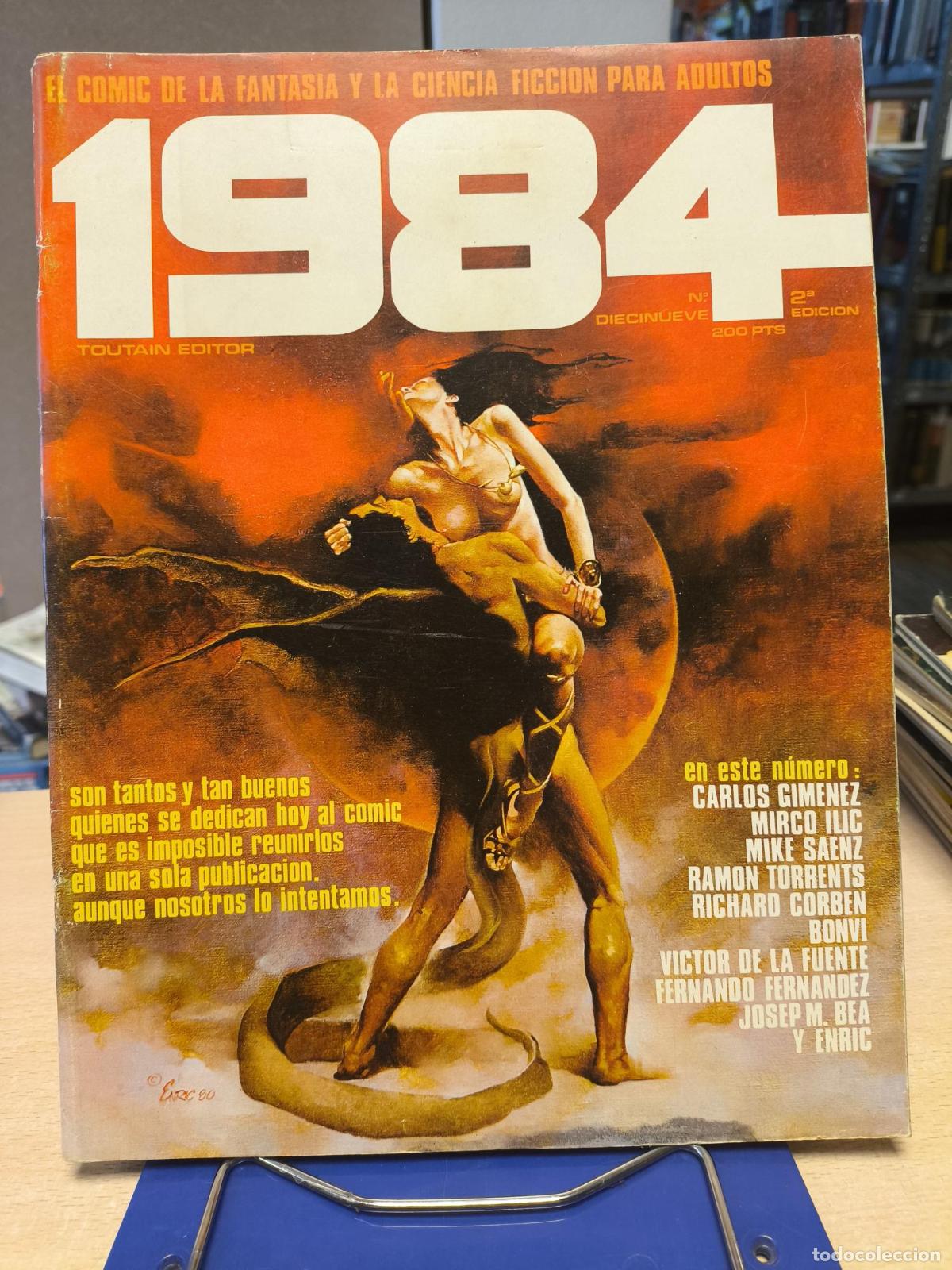 C&oacute;mics: 1984. EL COMIC DE LA FANTAS&Iacute;A Y CIENCIA FICCI&Oacute;N. N&ordm; 19. TOUTAIN - Varios Autores