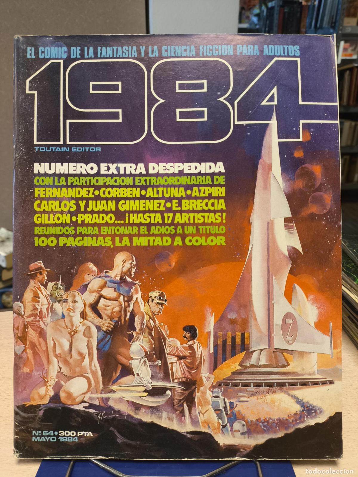 C&oacute;mics: 1984. EL COMIC DE LA FANTAS&Iacute;A Y CIENCIA FICCI&Oacute;N. N&ordm; 64. TOUTAIN - Varios Autores