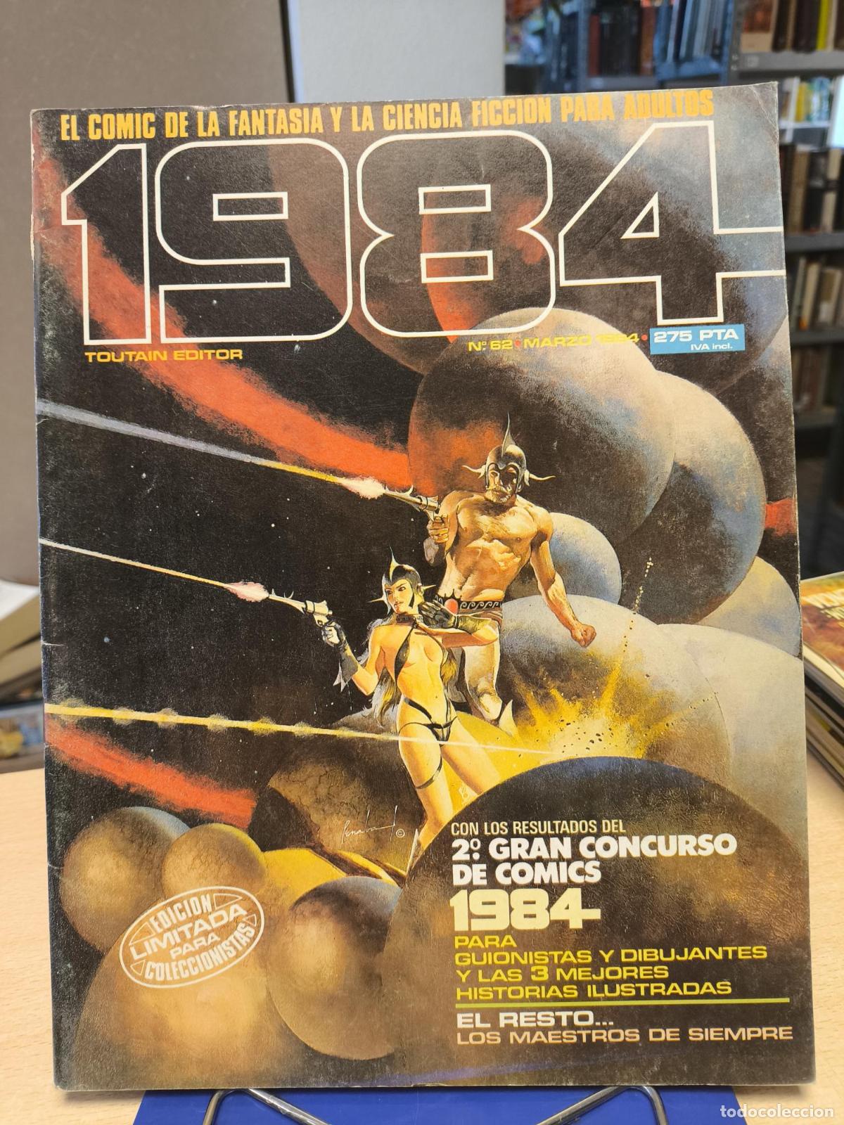 C&oacute;mics: 1984. EL COMIC DE LA FANTAS&Iacute;A Y CIENCIA FICCI&Oacute;N. N&ordm; 62. TOUTAIN - Varios Autores