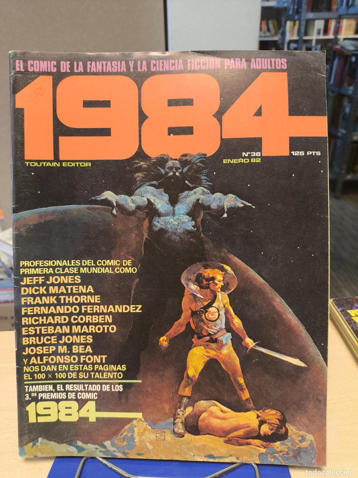 C&oacute;mics: 1984. EL COMIC DE LA FANTAS&Iacute;A Y CIENCIA FICCI&Oacute;N. N&ordm; 36. TOUTAIN - Varios Autores