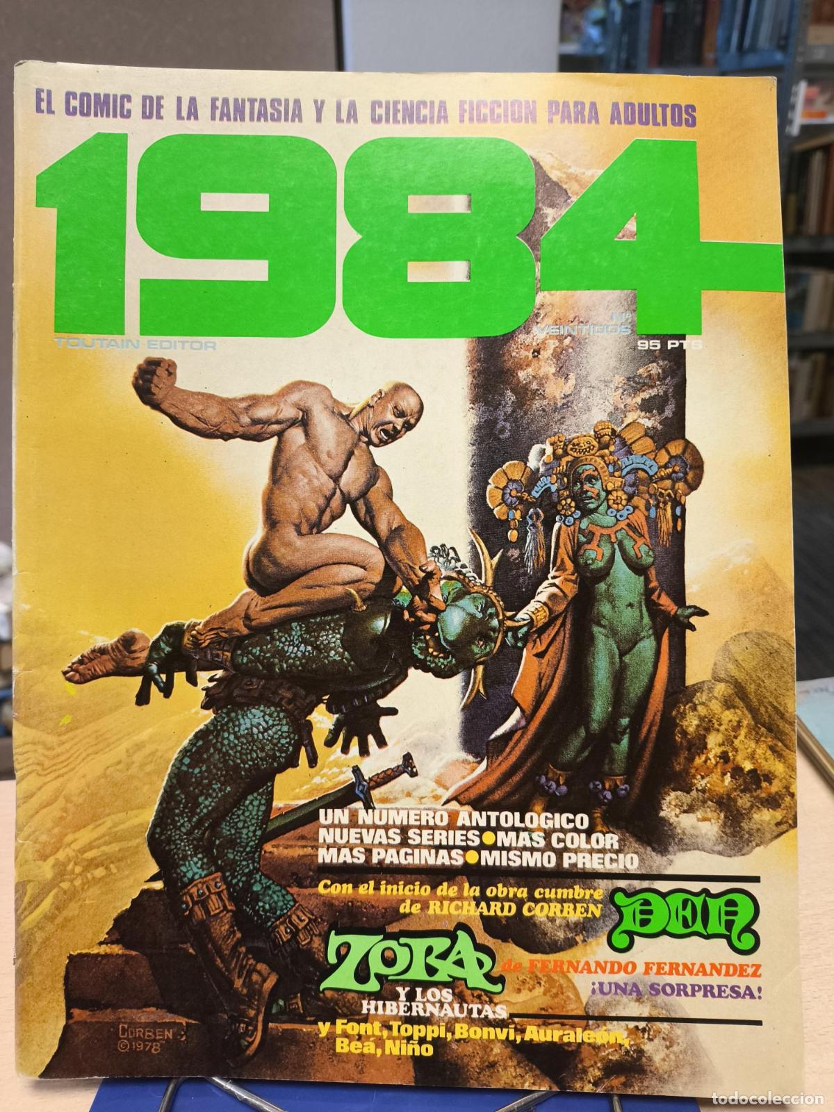 Comics: 1984. EL COMIC DE LA FANTAS&Iacute;A Y CIENCIA FICCI&Oacute;N. N&ordm; 22. TOUTAIN - Varios Autores