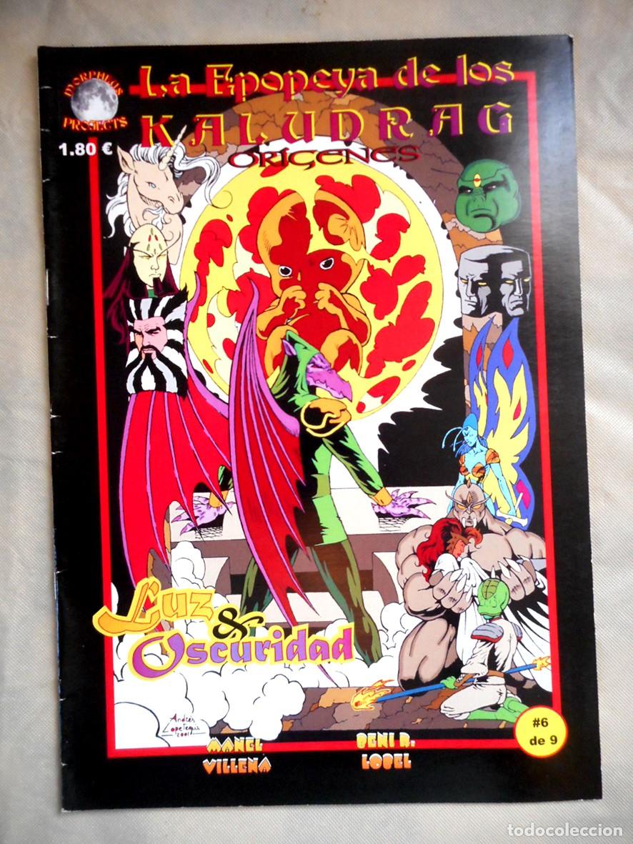Comics: LA EPOPEYA DE LOS KALUDRAG N&ordm;6 (MORPHEUS- MARZO 2002) MANEL VILLENA - BENI LOBEL