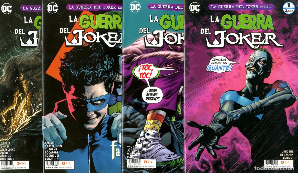 Comics: La Guerra del Joker / DC - Completa 6 num. (ECC, 2021) - Jurgens / Benjamin / Cliquet