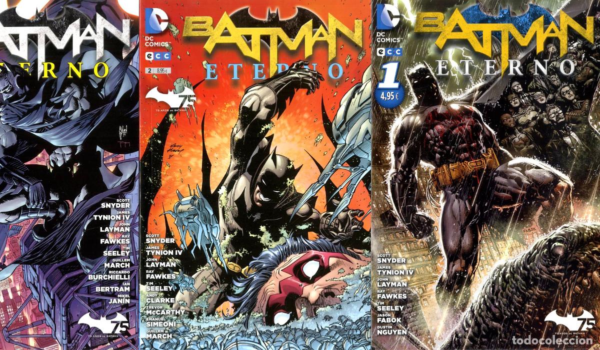 Fumetti: Batman Eterno / DC - Completa 4 num. (ECC, 2014) - Scott Snyder / James Tynion IV / John Layman / Ra