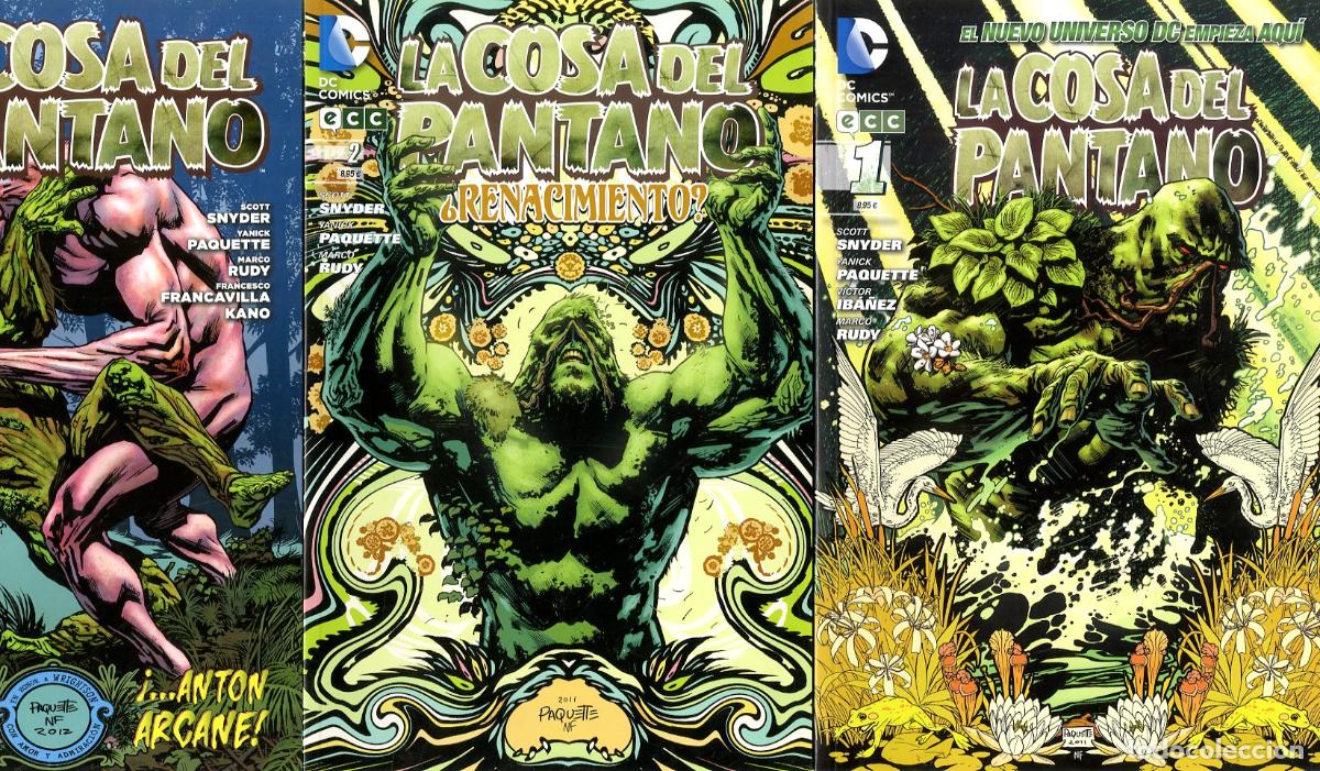 Comics : La Cosa del Pantano / DC - Completa 7 num. (ECC, 2012) - Scott Snyder / Yanick Paquette / V&iacute;ctor Ib&aacute;