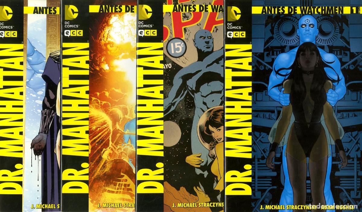 Comics: Dr. Manhattan Antes de Watchmen / DC - Completa 4 num. (ECC, 2013) - J.Michael Straczynski / Adam Hu