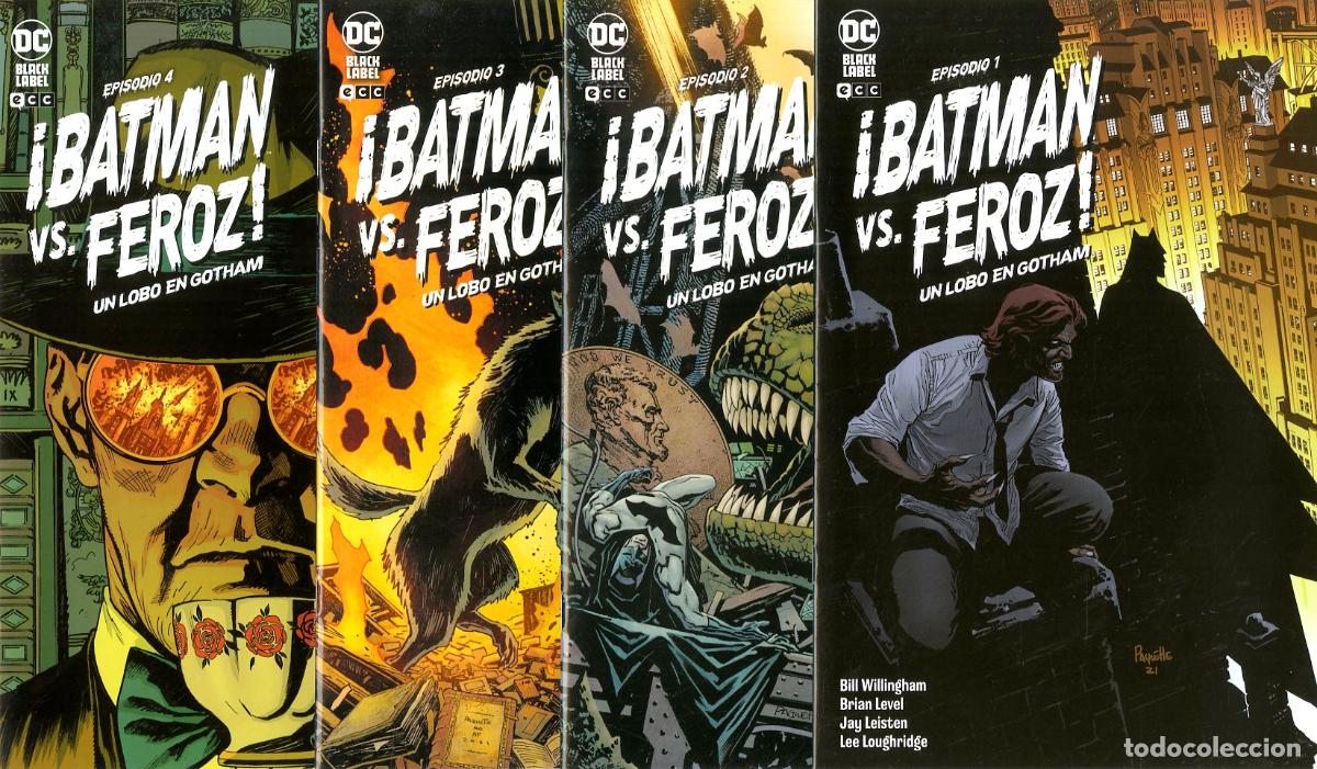 C&oacute;mics: &iexcl;Batman vs. Feroz! Un Lobo en Gotham / DC - Completa 6 num. (ECC, 2022) - Bill Willingham / Brian Le
