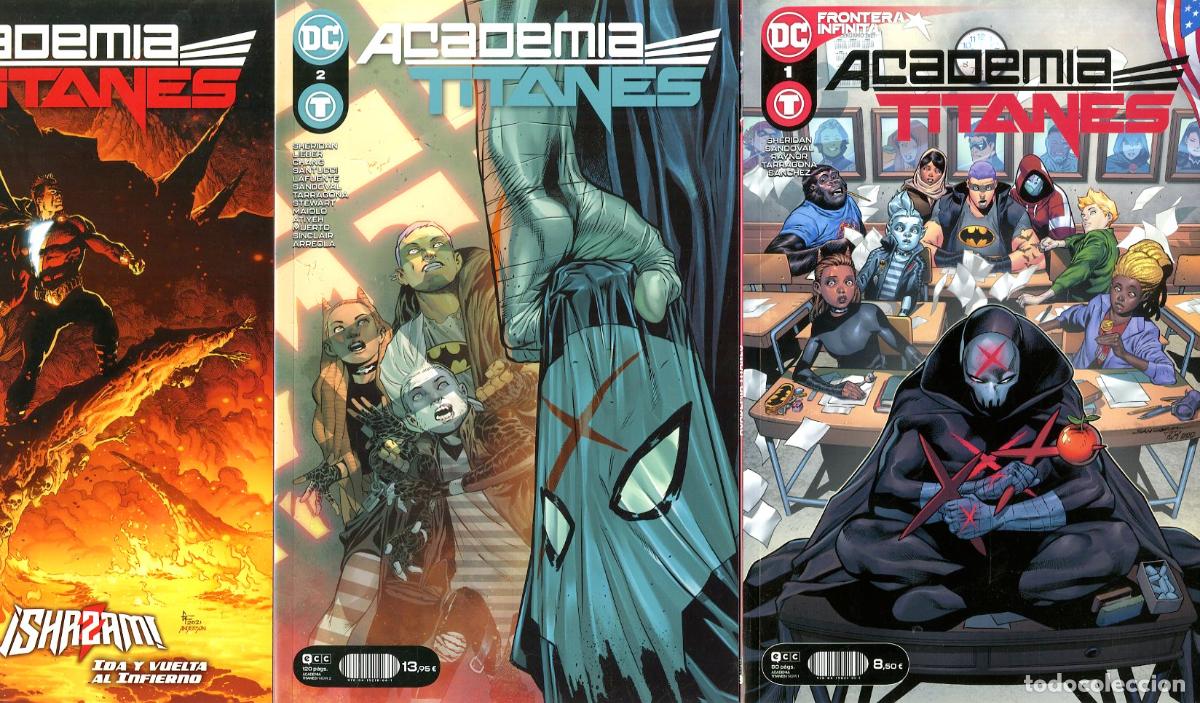 C&oacute;mics: Academia Titanes / DC Frontera Infinita - Completa 6 num. (ECC, 2022) - Sheridan / Sandoval / Raynor