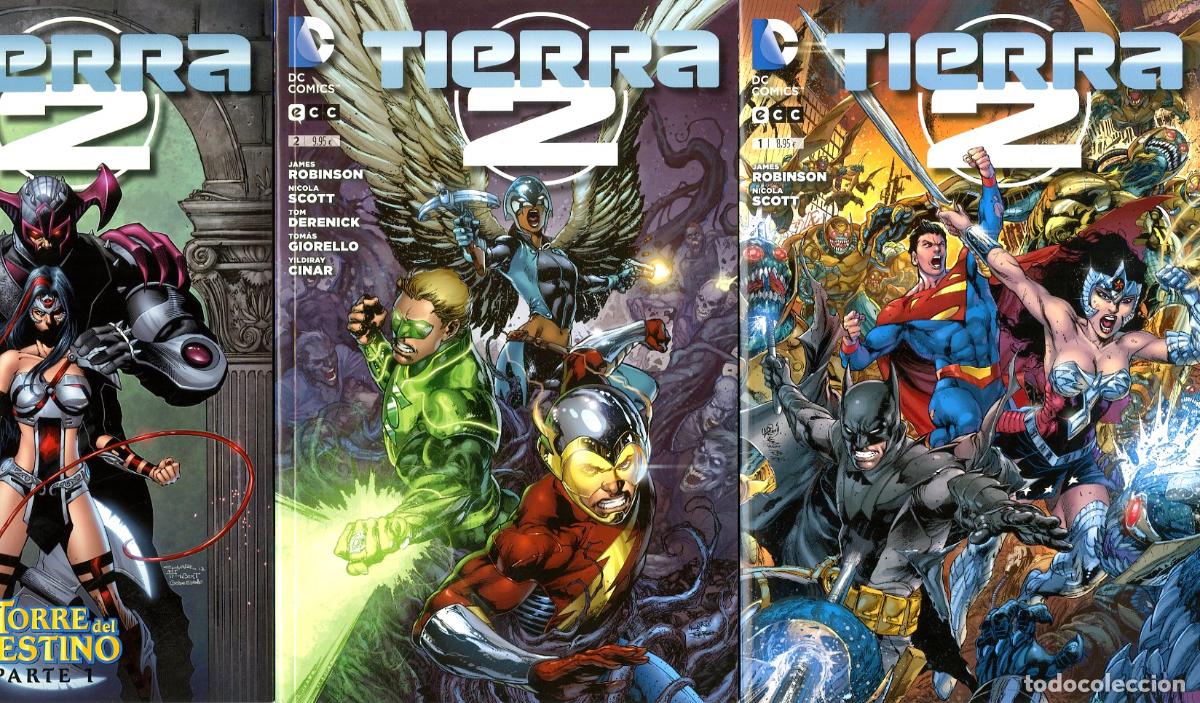 C&oacute;mics: Tierra 2 / DC - Completa 7 num. (ECC, 2013) - James Robinson / Nicola Scott