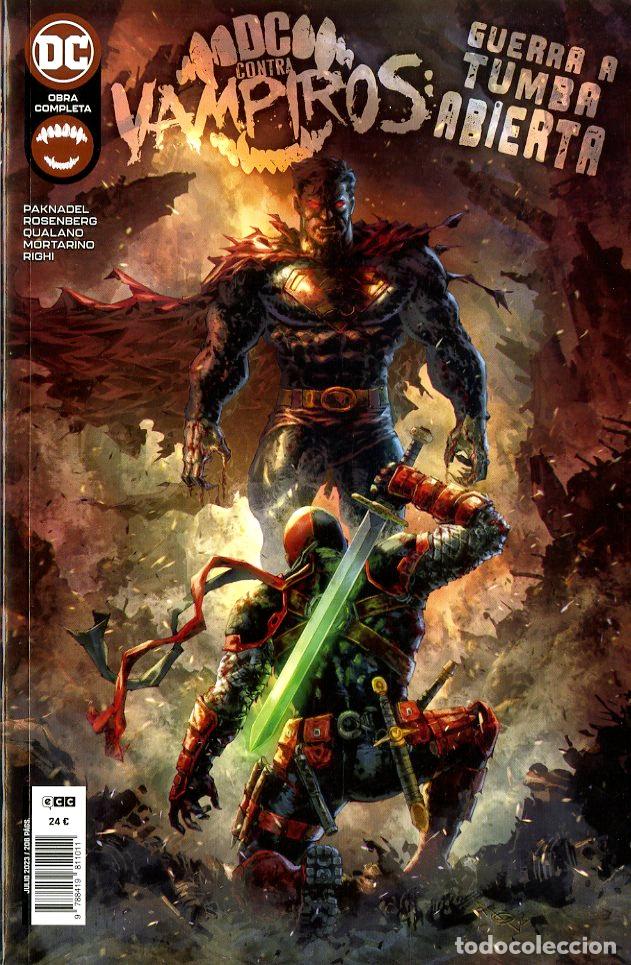 C&oacute;mics: DC Contra Vampiros: Guerra a Tumba Abierta / DC (ECC, 2023) - Paknadel / Rosenberg / Qualano / Morta