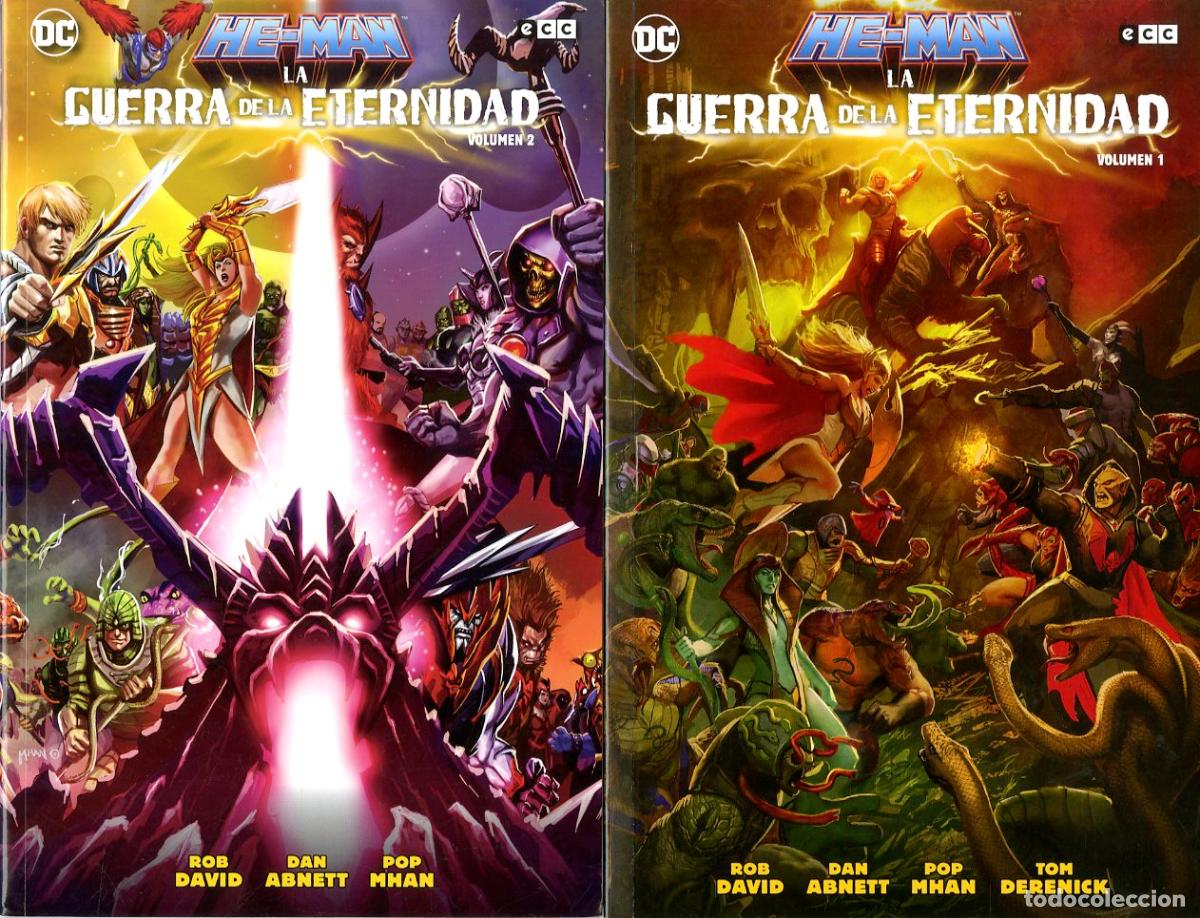 C&oacute;mics: He-Man la Guerra de la Eternidad / DC - Completa 2 num. (ECC, 2021) - Rob David / Dan Abnett / Pop M