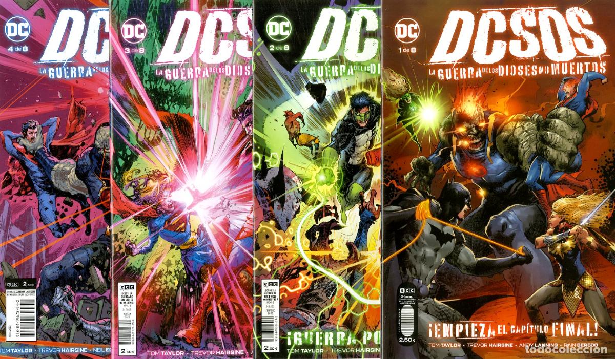 C&oacute;mics: DC SOS La Guerra de los Dioses No Muertos / DC - Completa 8 num. (ECC, 2023) - Tom Taylor / Trevor H