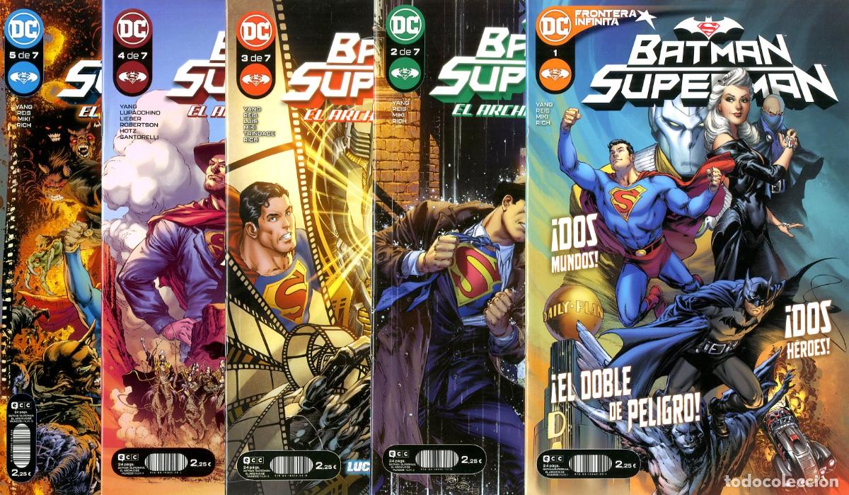 Comics: Batman Superman / DC Frontera Infinita - Completa 7 num. (ECC, 2021) - Yang / Reis / Miki / Rich