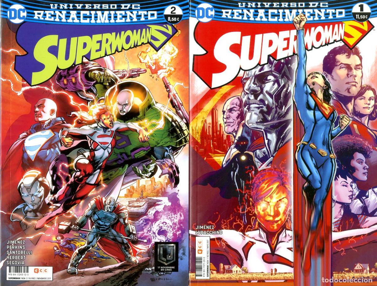 C&oacute;mics: Superwoman / DC Universo DC Renacimiento - Completa 2 num. (ECC, 2017) - Jim&eacute;nez / Lupacchino