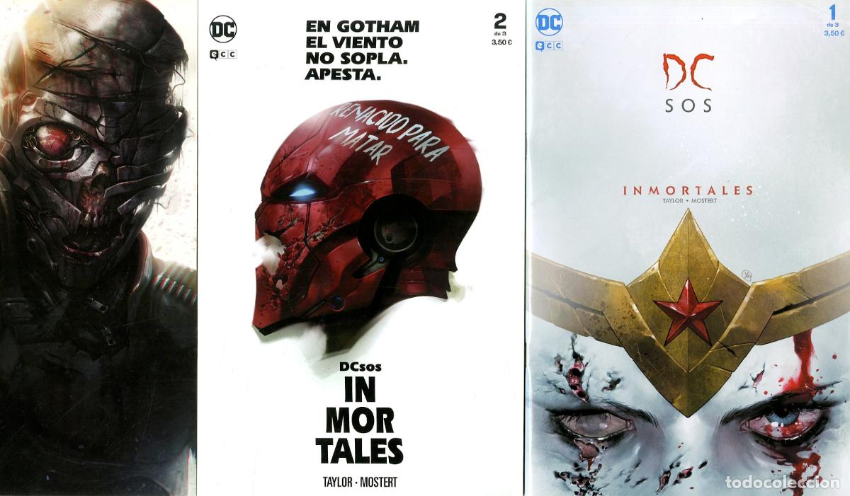 C&oacute;mics: DC SOS Inmortales / DC - Completa 3 num. (ECC, 2020) - Taylor / Mostert