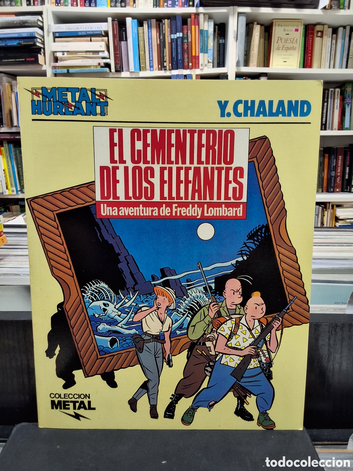 C&oacute;mics: EL CEMENTERIO DE LOS ELEFANTES - UNA AVENTURA DE FREDDY LOMBART - METAL HURLANT - ENV&Iacute;O DESDE 1,50