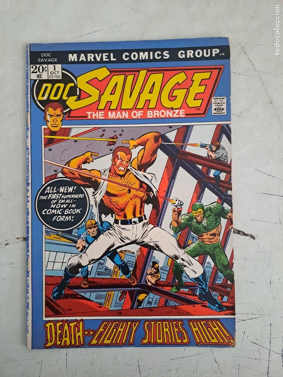 C&oacute;mics: Doc Savage del 1 al 8, Marvel comics group en buen estado Bolsa DA