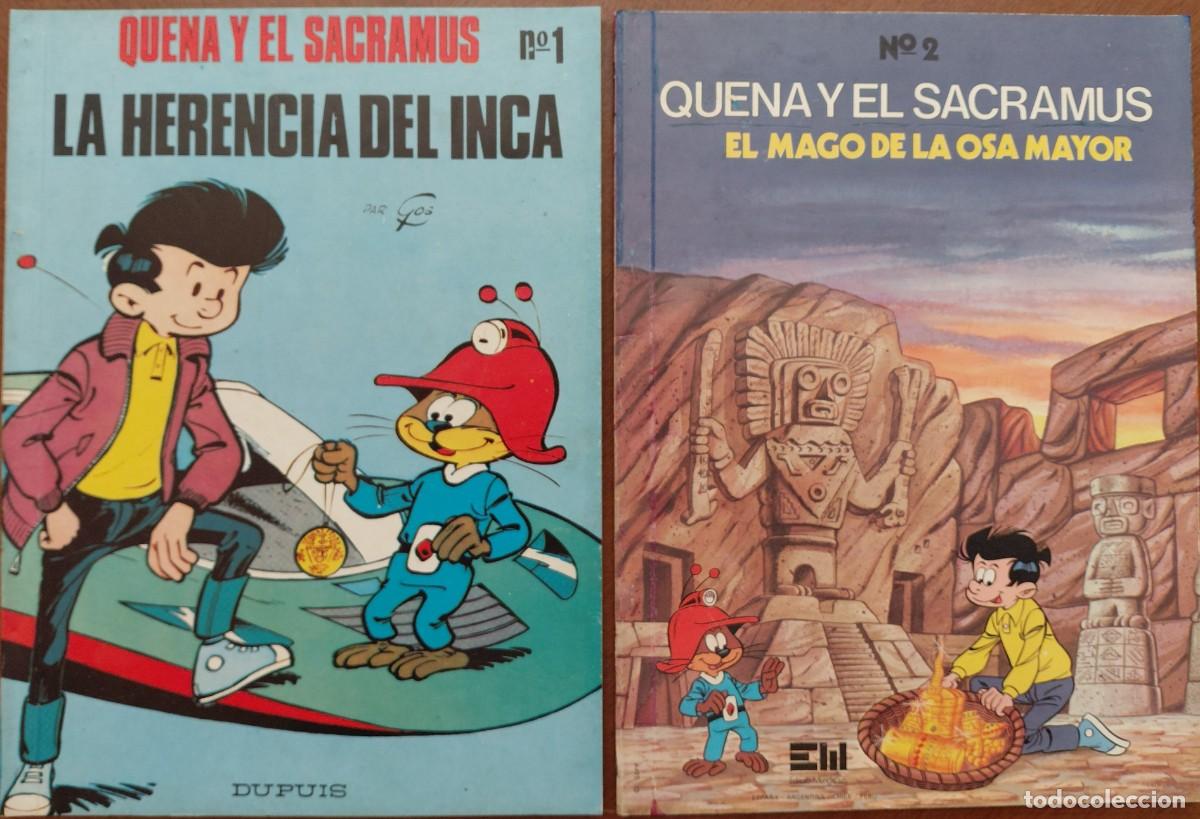 C&oacute;mics: QUENA Y EL SACRAMUS 2 TOMOS COMPLETOS (n&uacute;m.1 y 2) (EDITORA MUNDIS SA - 1979)