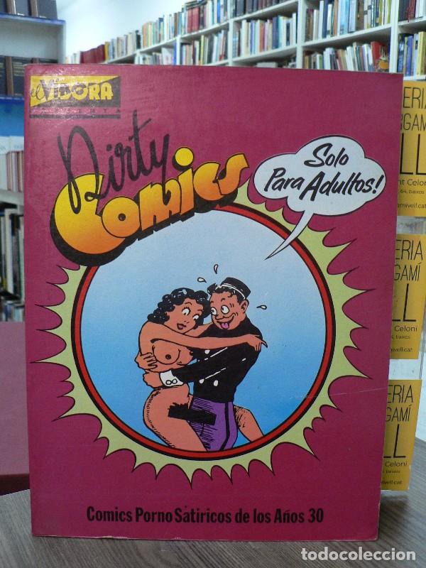 C&oacute;mics: Dirty c&oacute;mics: Comics porno sat&iacute;ricos de los a&ntilde;os 30 - El V&iacute;bora - 1980