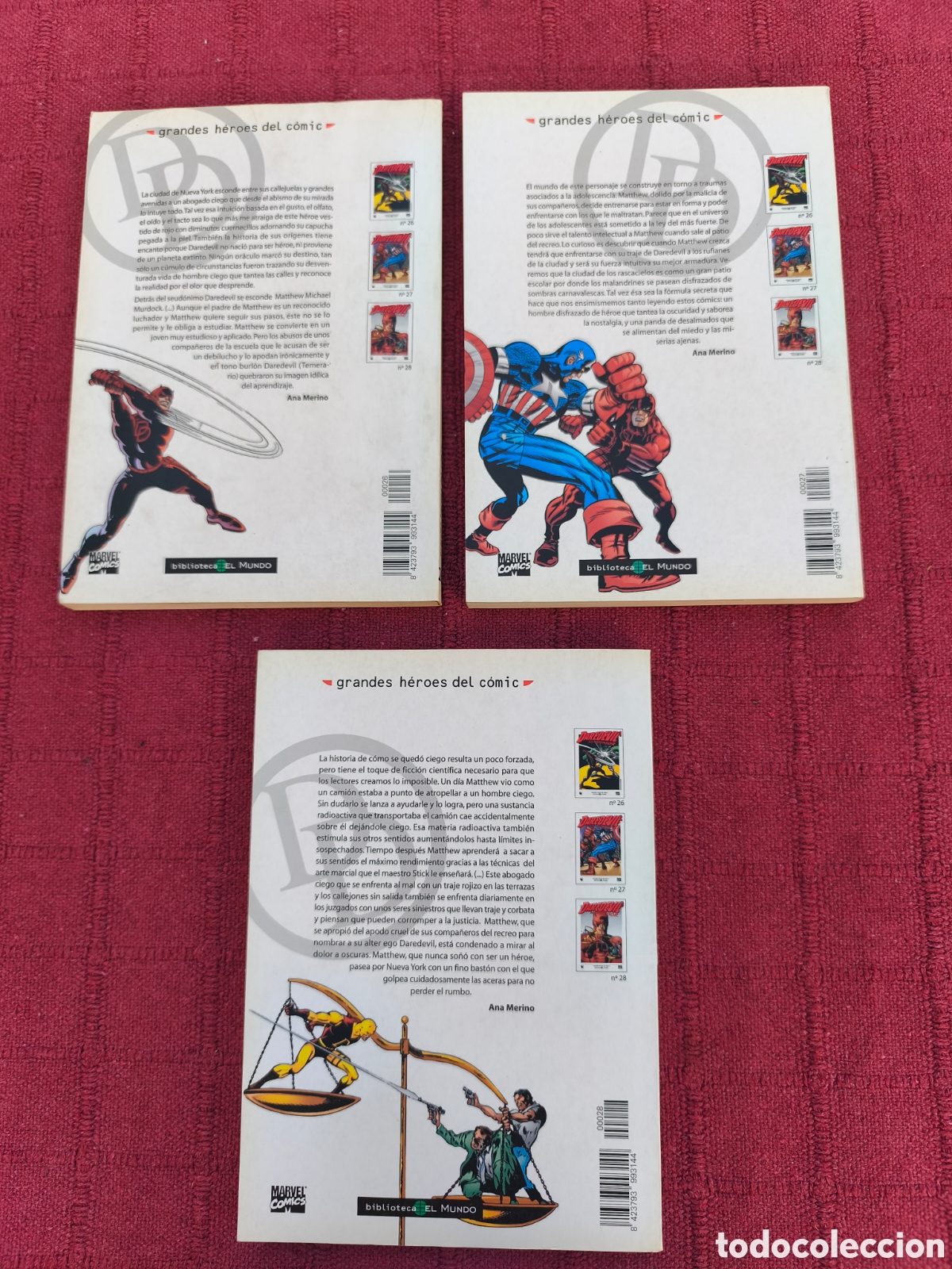 C&oacute;mics: DAREDEVIL DAN DEFENSOR GRANDES HEROES DEL COMIC BIBLIOTECA EL MUNDO COMPLETA MARVEL COMICS - Foto 5