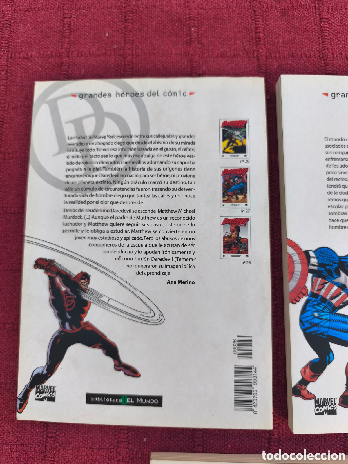 C&oacute;mics: DAREDEVIL DAN DEFENSOR GRANDES HEROES DEL COMIC BIBLIOTECA EL MUNDO COMPLETA MARVEL COMICS - Foto 6