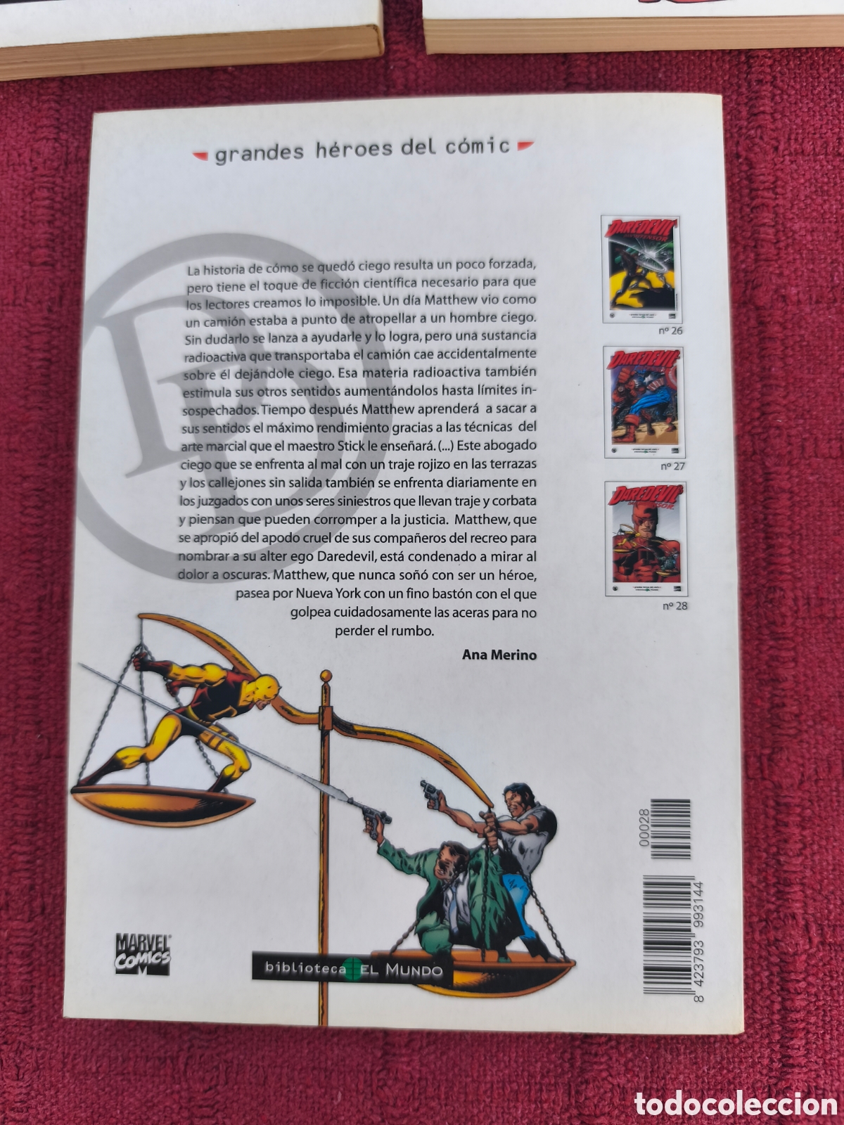 C&oacute;mics: DAREDEVIL DAN DEFENSOR GRANDES HEROES DEL COMIC BIBLIOTECA EL MUNDO COMPLETA MARVEL COMICS - Foto 8