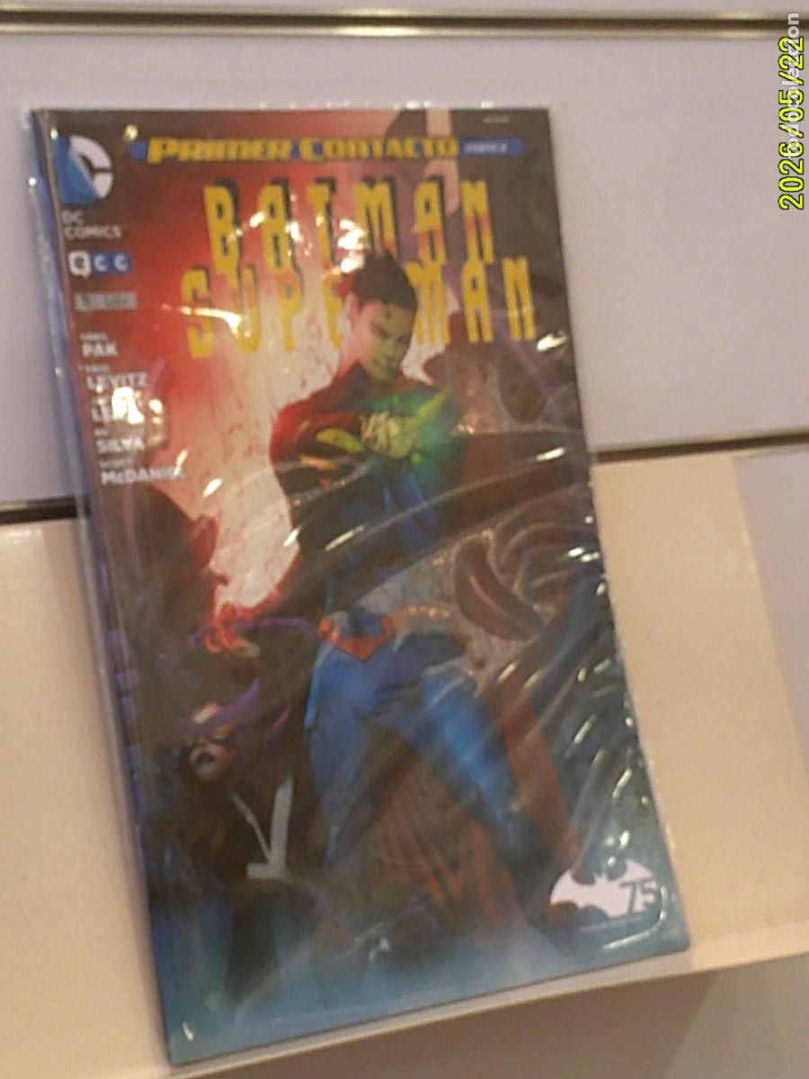 C&oacute;mics: BATMAN & SUPERMAN N&ordm; 11 PRIMER CONTACTO PARTE 2 DC 75 A&Ntilde;OS DE BATMAN - ECC