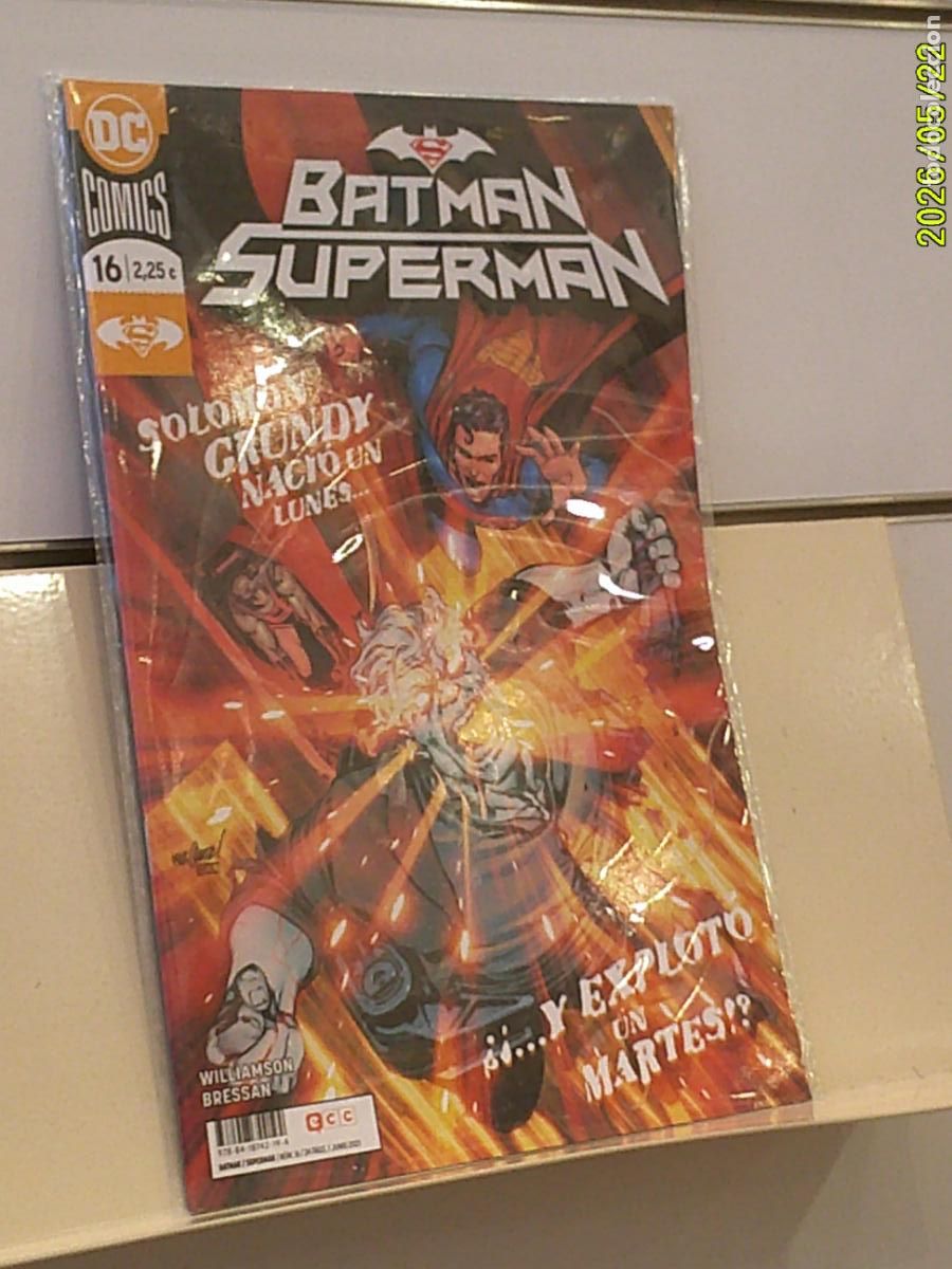 C&oacute;mics: BATMAN & SUPERMAN N&ordm; 16 JUNIO 2021 DC - ECC