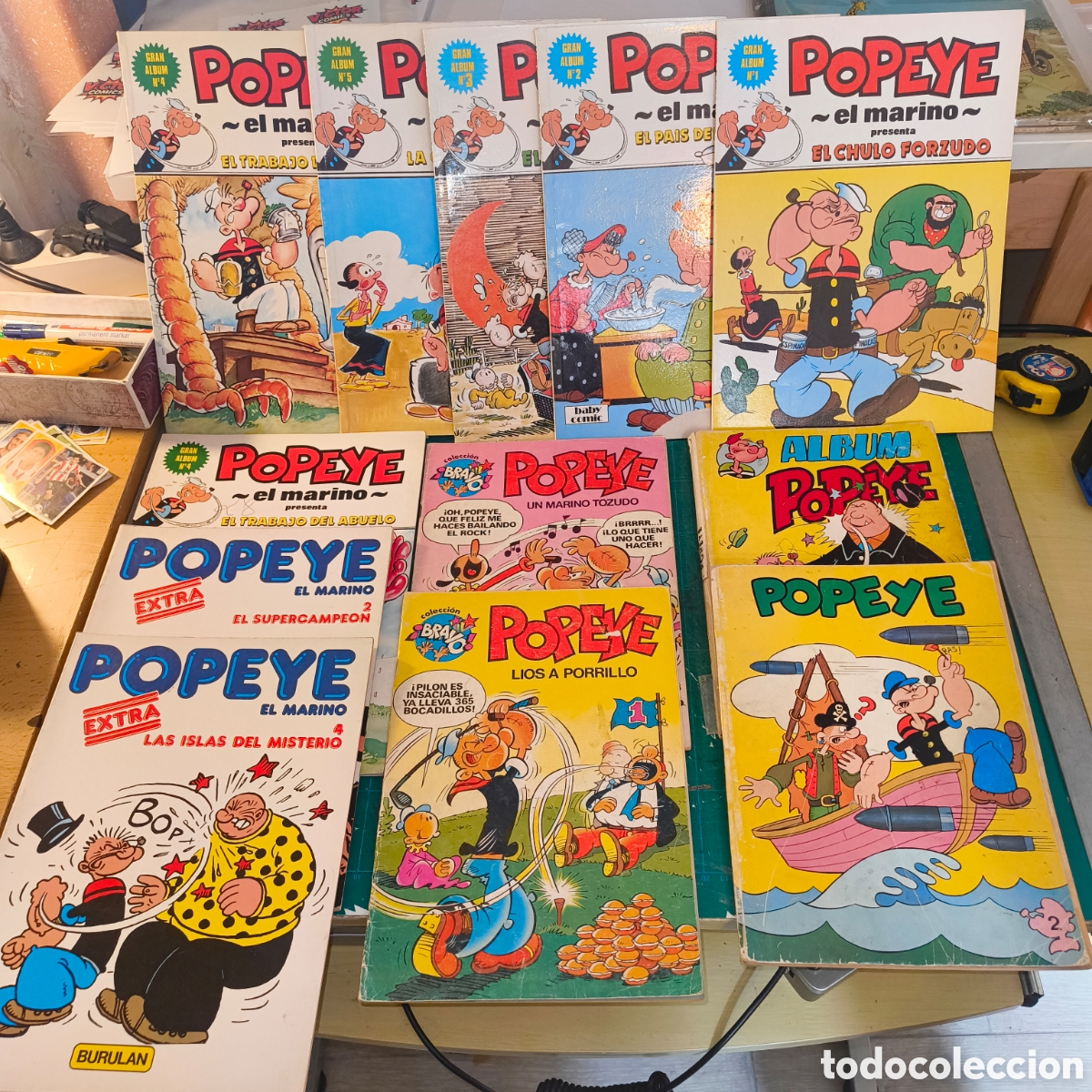C&oacute;mics: Lote 12 Tebeos de Popeye Vintage