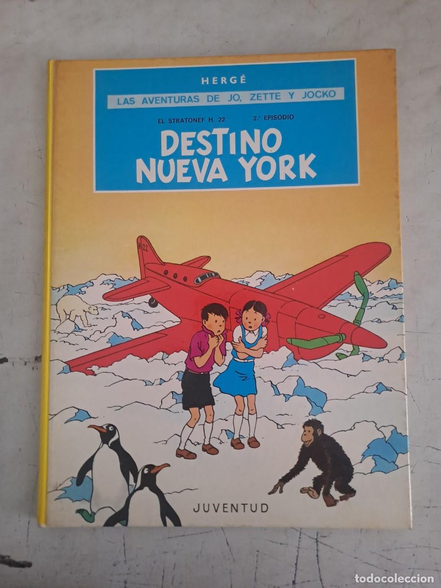 C&oacute;mics: Las aventuras de Jo, Zette y Jocko, destino Nueva York, primera edici&oacute;n, Juventud Bolsa DA