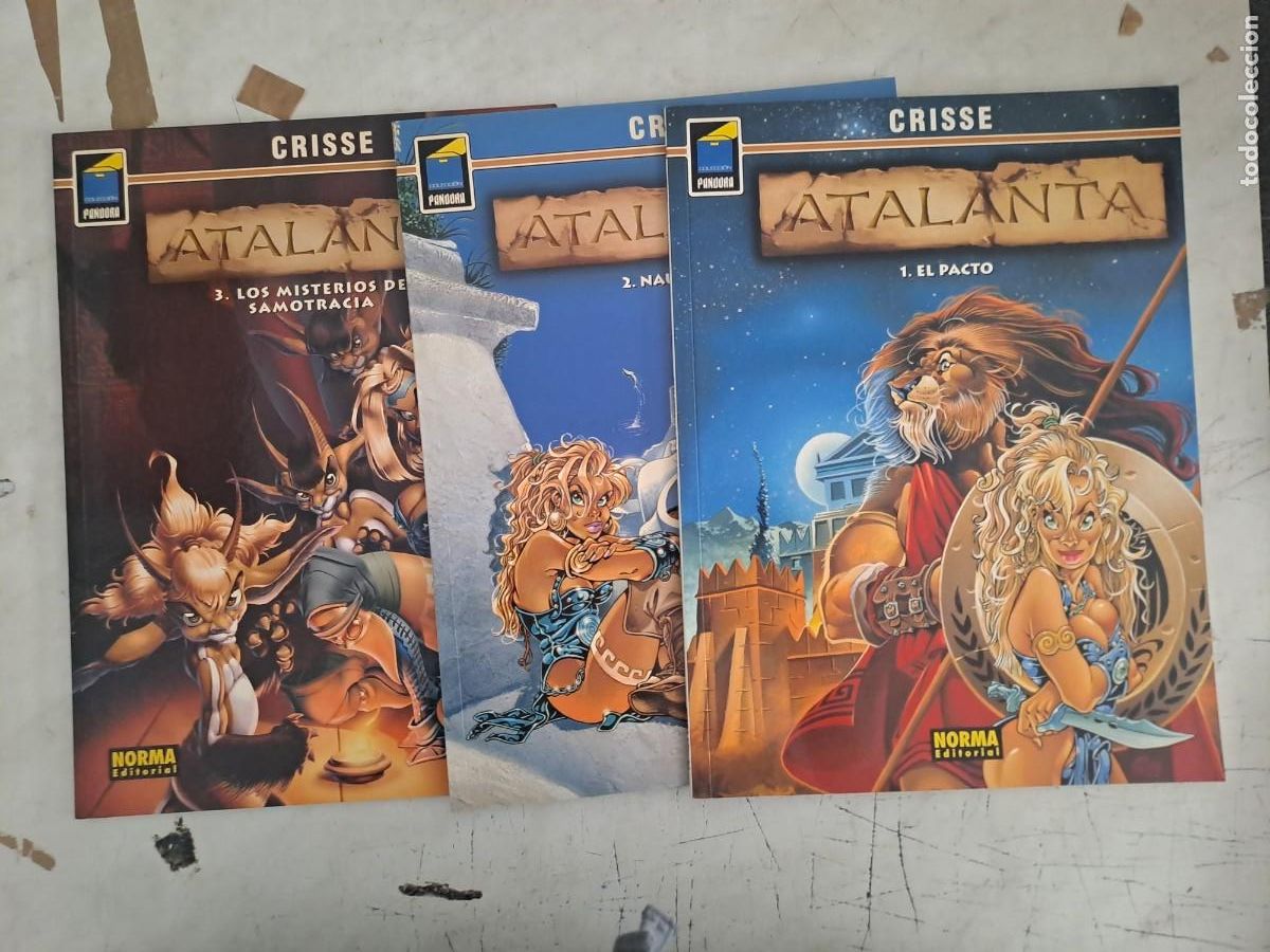 C&oacute;mics: Atalanta completa 3 n&uacute;meros, Norma en perfecto estado Bolsa DA