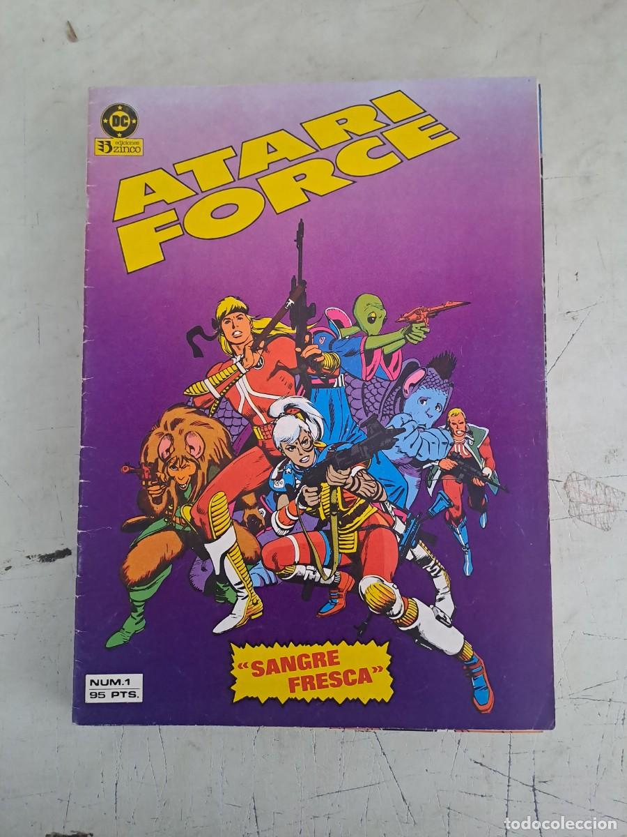 C&oacute;mics: Atari Force completa 13 n&uacute;meros, Zinco en muy buen estado Bolsa DA