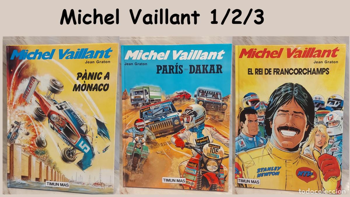C&oacute;mics: MICHEL VAILLANT 1 A 3 / JEAN GRATON / TIMUN MAS-1991-92 / NUEVOS