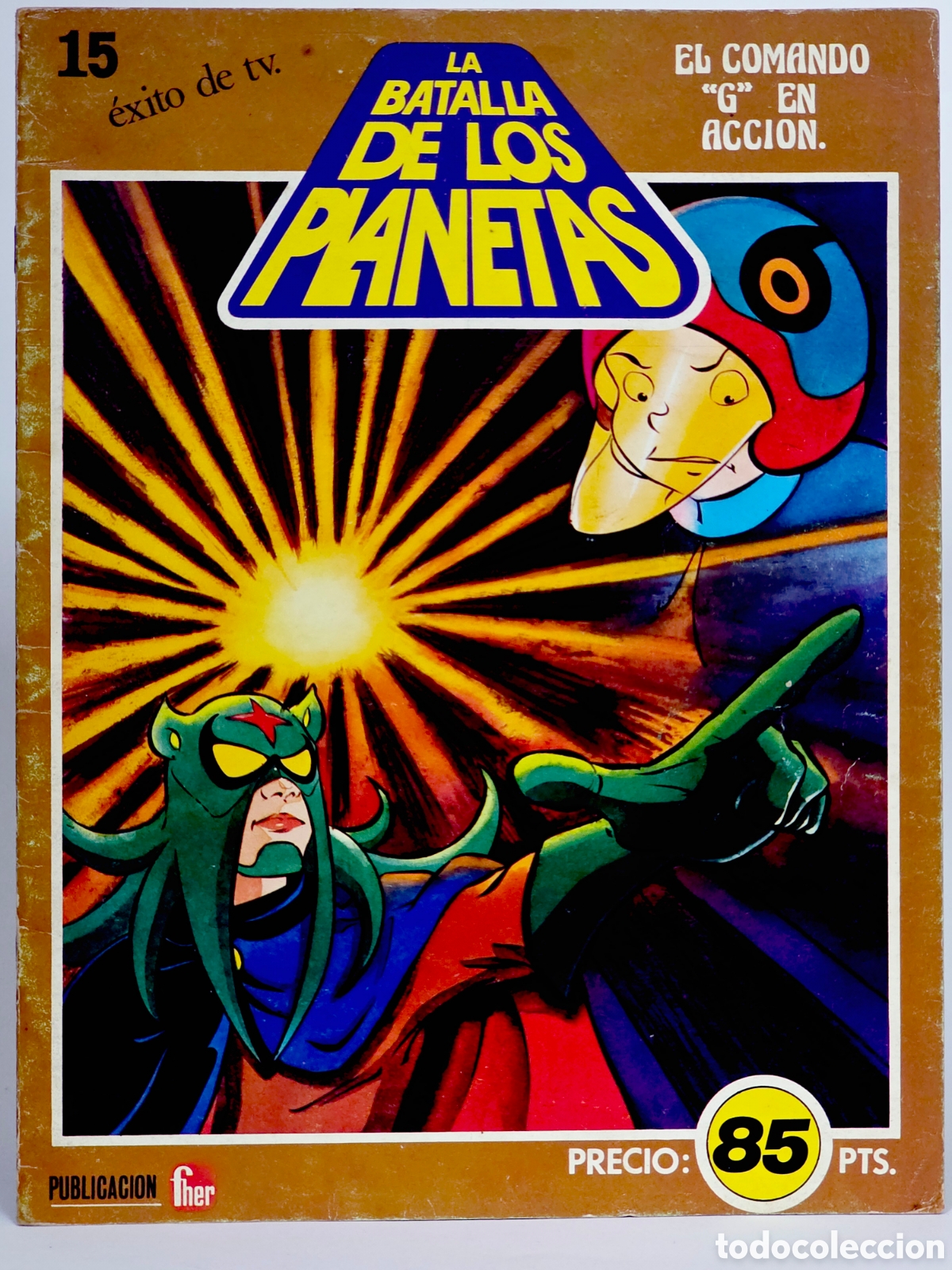 C&oacute;mics: C&Oacute;MIC LA BATALLA DE LOS PLANETAS 15 COMANDO G EN ACCI&Oacute;N EDITORIAL FHER 1980 BUEN ESTADO