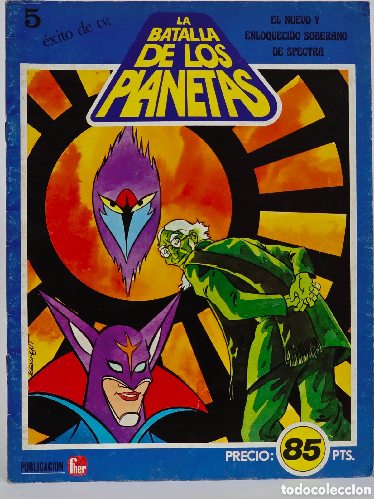 C&oacute;mics: C&Oacute;MIC LA BATALLA DE LOS PLANETAS 5 EL NUEVO Y ENLOQUECIDO EDITORIAL FHER 1980 BUEN ESTADO