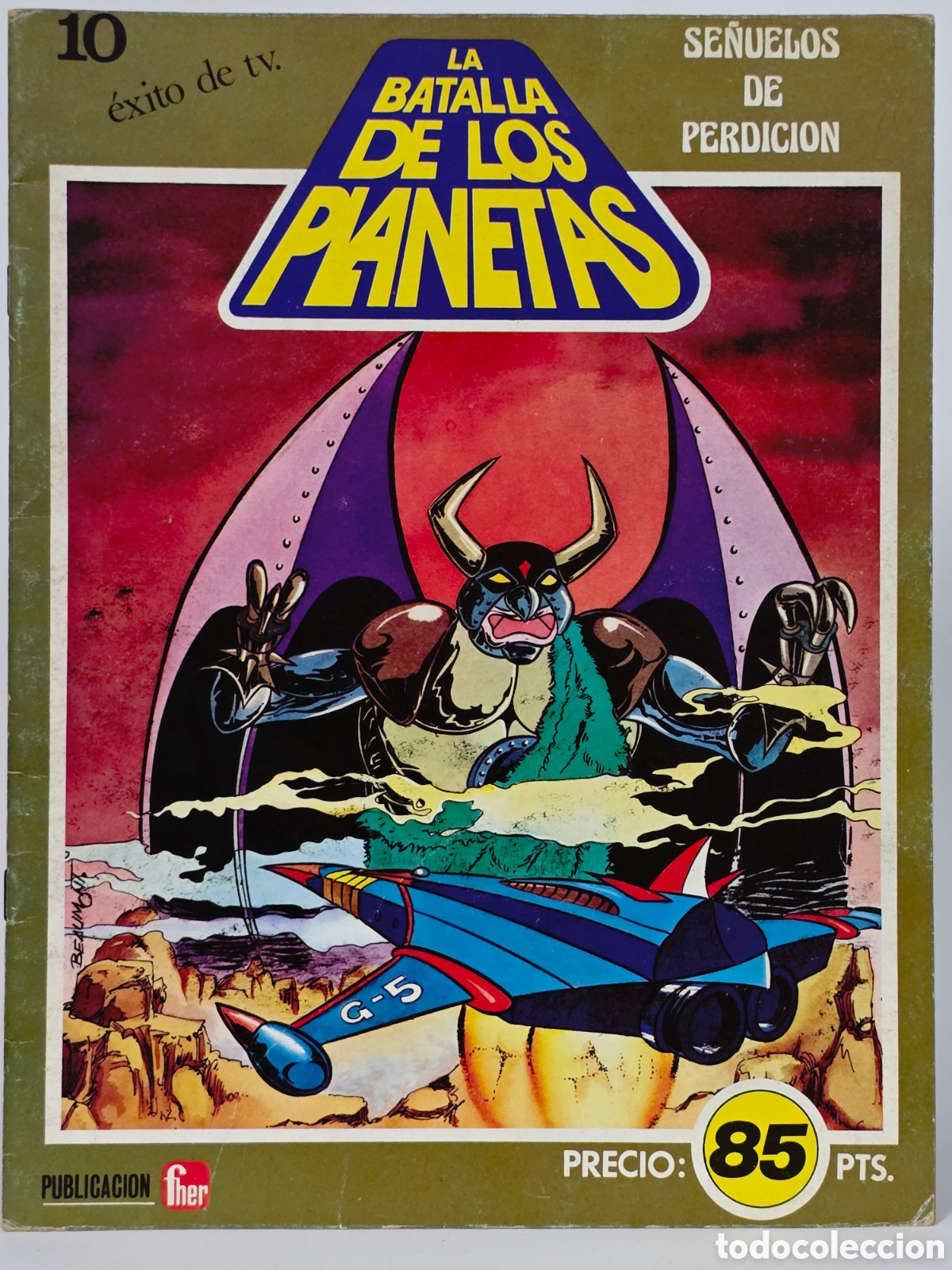 C&oacute;mics: C&Oacute;MIC LA BATALLA DE LOS PLANETAS 10 SE&Ntilde;UELOS DE PERDICI&Oacute;N EDITORIAL FHER 1980 BUEN ESTADO