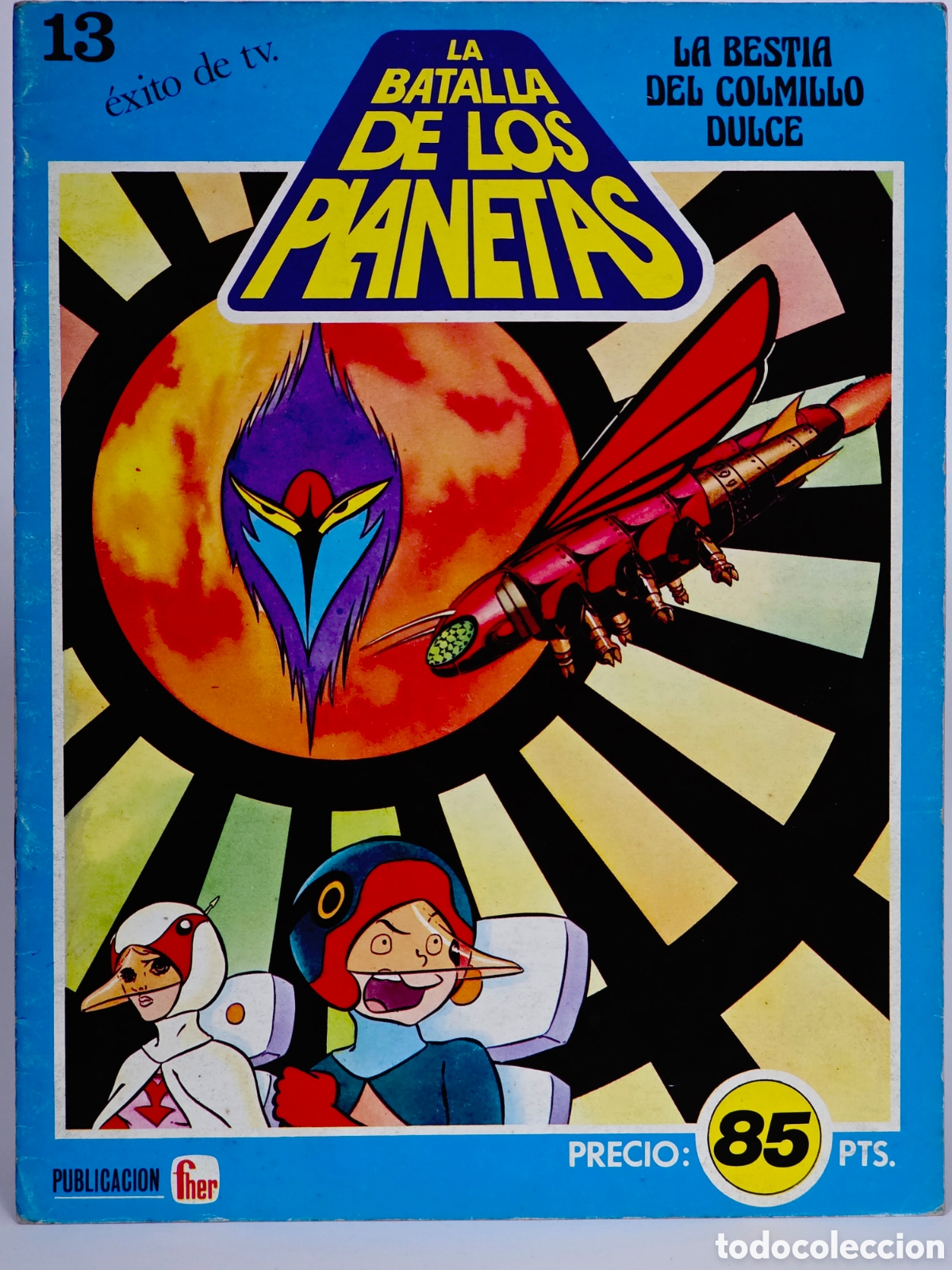 C&oacute;mics: C&Oacute;MIC LA BATALLA DE LOS PLANETAS 13 LA BESTIA DEL COLMILLO DULCE EDITORIAL FHER 1980 BUEN ESTADO