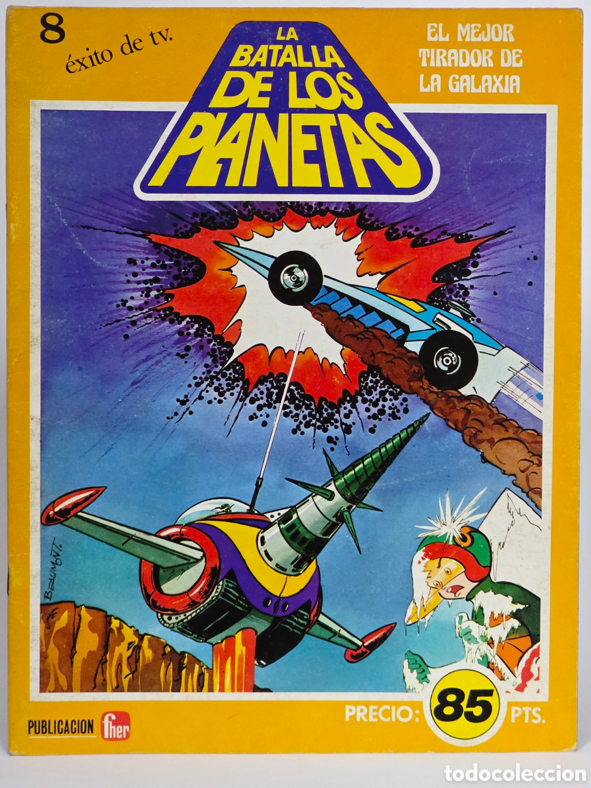 C&oacute;mics: C&Oacute;MIC LA BATALLA DE LOS PLANETAS 8 MEJOR TIRADOR DE LA GALAXIA EDITORIAL FHER 1980 MUY BUEN ESTADO