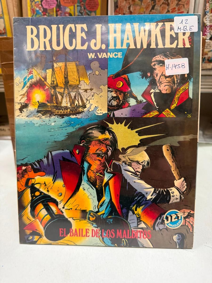 C&oacute;mics: BRUCE J. HAWKER JET BRUGUERA NUMERO 12