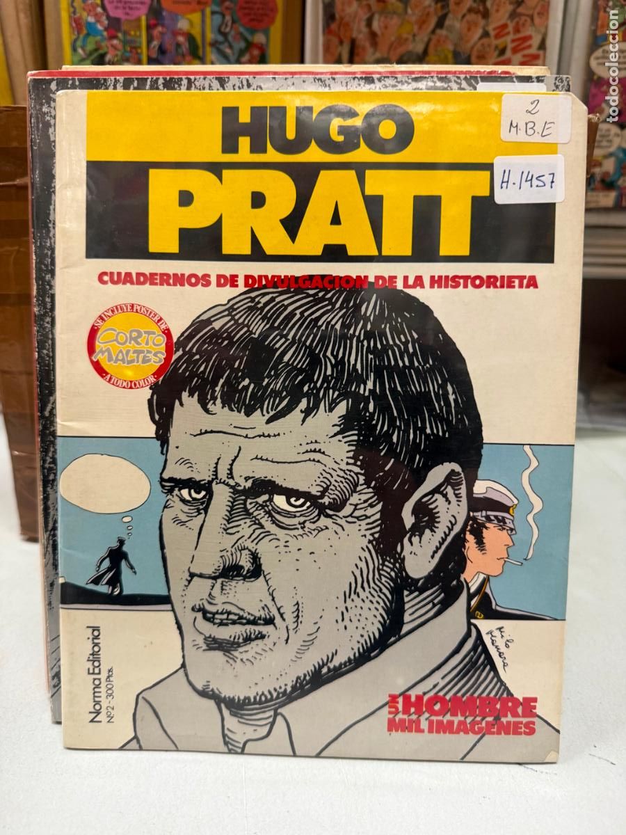 C&oacute;mics: HUGO PRATT CUADERNOS DE DIVULGACION DE LA HISTORIETA NUMERO 2