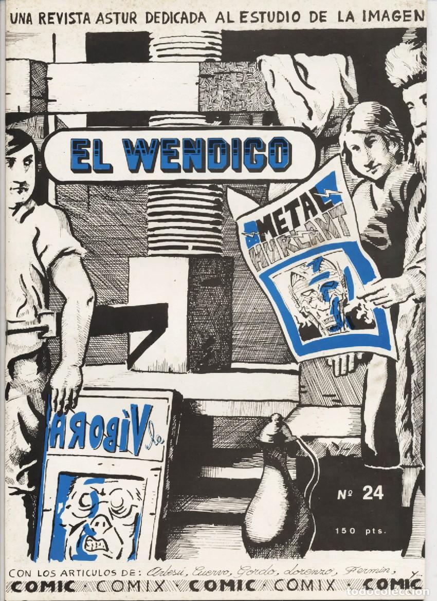C&oacute;mics: EL WENDIGO N&ordm; 24 REVISTA DE ESTUDIO DEL COMIC 1982 MUY BUEN ESTADO