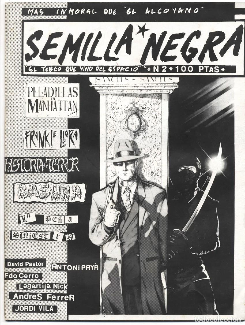 C&oacute;mics: FANZINE MAS INMORAL QUE EL ALCOYANO SEMILLA NEGRA N&ordm; 2 MUY BUEN ESTADO DE CONSERVACION A&Ntilde;OS 90