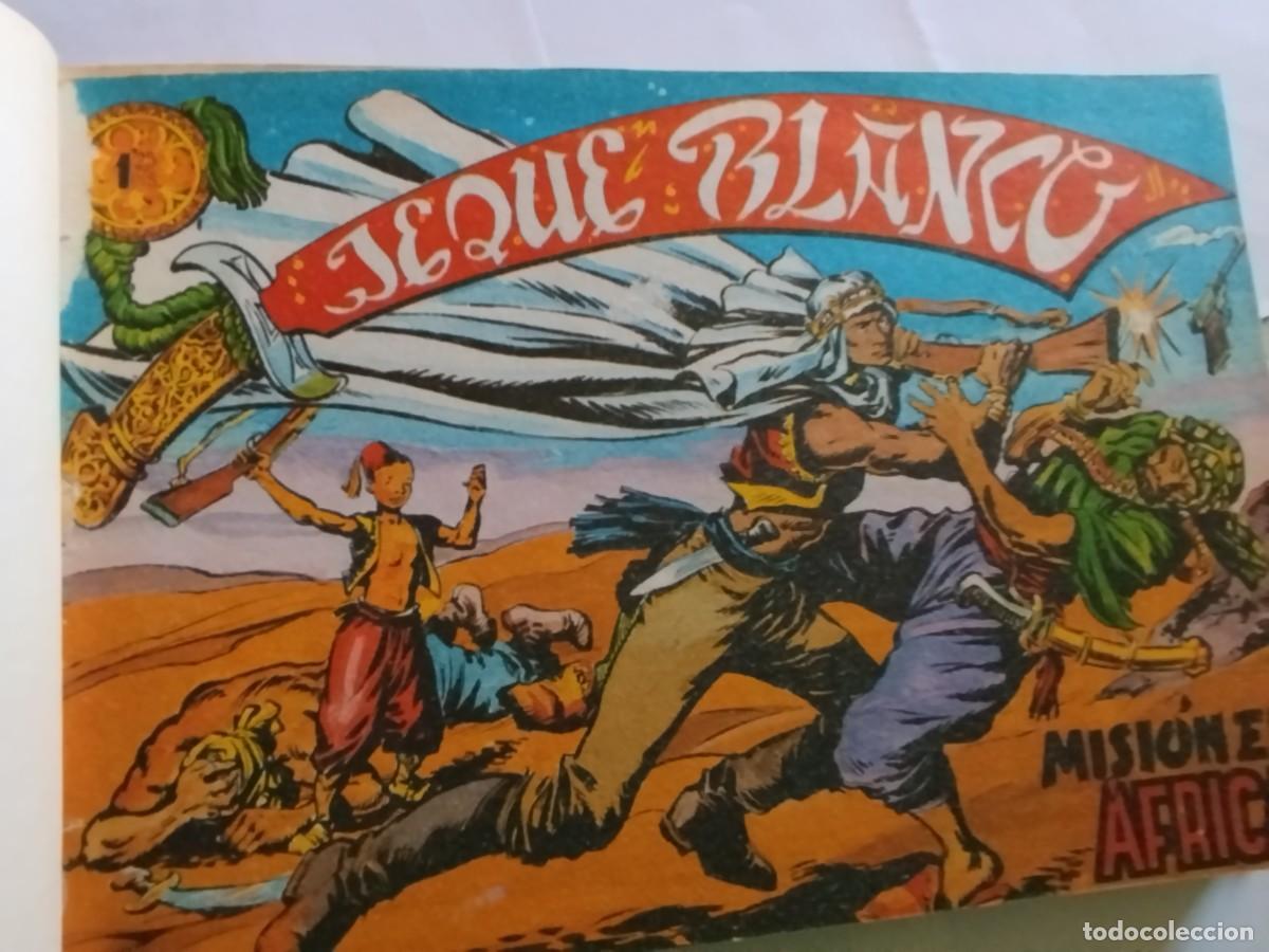 C&oacute;mics: Jeque blanco. 32 n&uacute;meros encuadernados en un volumen. - Foto 3