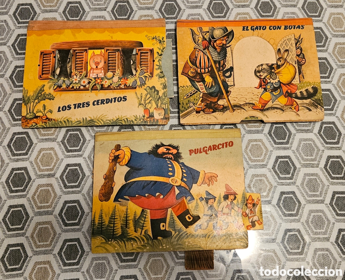 C&oacute;mics: Lote cuentos desplegables 1960 Artia
