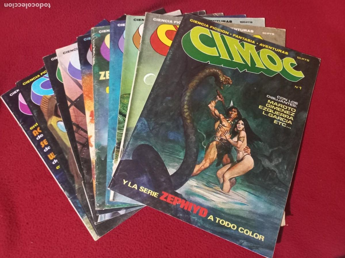 C&oacute;mics: CIMOC 1&ordf; EPOCA - COLECCION COMPLETA 10 NUMEROS - ED. SAN ROMAN - REVISTAS