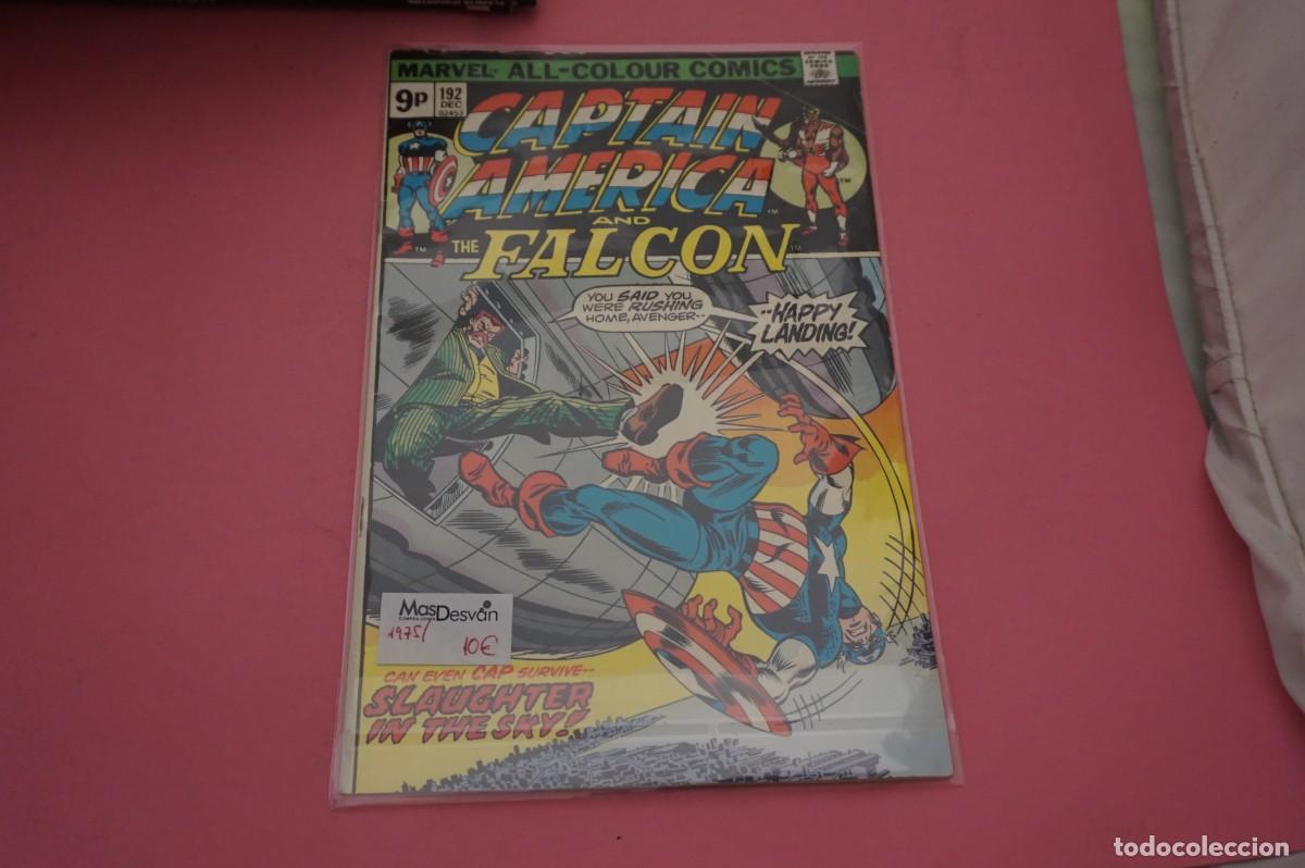 C&oacute;mics: 17C/ CAPTAIN AMERICA AND THE FALCON - 192 DEC - A&Ntilde;O 1975